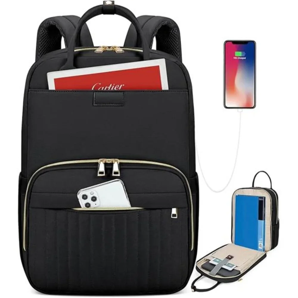 Laptop Backpack for Women 15.6 Inch Fashion Carry on Travel Backpack